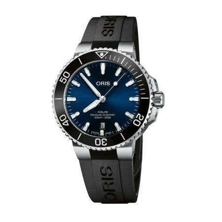 Oris Aquis Date Black Rubber  Automatic Ανδρικό 