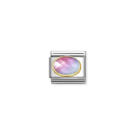 Nomination Composable Classic   Unisex   Link Two-tone Glass Stone