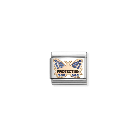 Nomination Composable Classic   Unisex   Link Blue Butterfly Protection