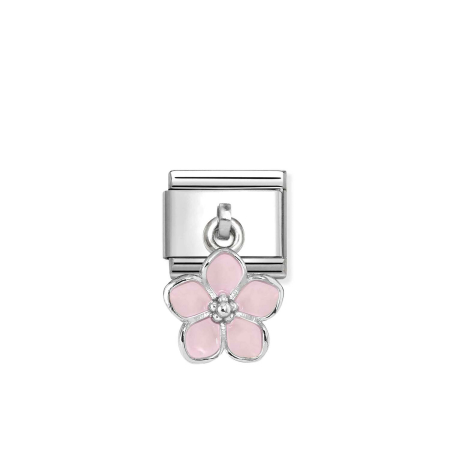 Nomination Composable Classic   Unisex   Link Pink Flower