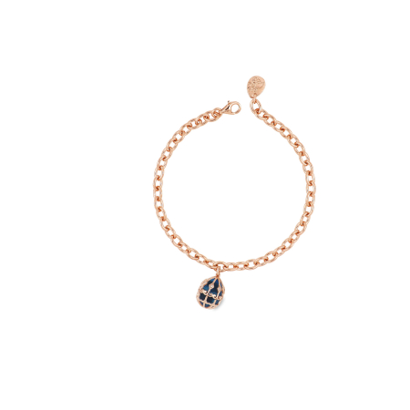 TSARS COLLECTION-Tatiana Faberge Alexandra Blue Crystal  Ladies`  Bracelet