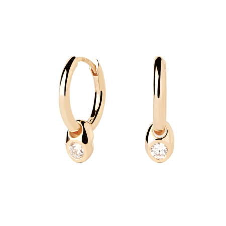 PDPAOLA Essentials Delta Hoops  Ladies`  Earrings