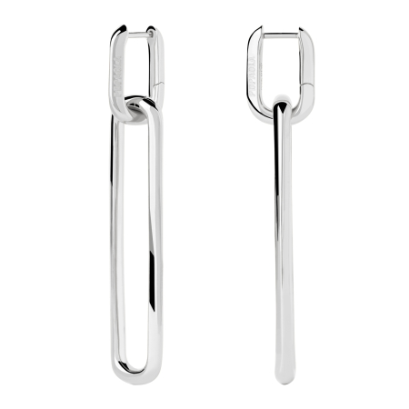 PDPAOLA Essentials _Rodeo silver  Γυναικεία Σκουλαρίκια
