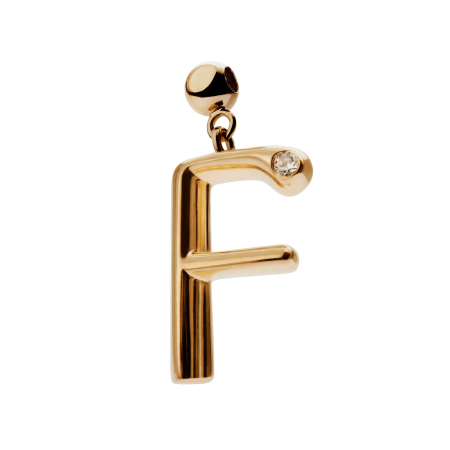 PDPAOLA Charms Initial F Charm  Ladies`  