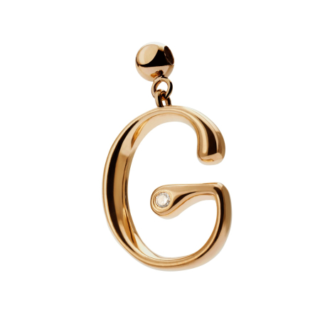 PDPAOLA Charms Initial G Charm  Ladies`  
