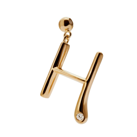 PDPAOLA Charms Initial H Charm  Ladies`  