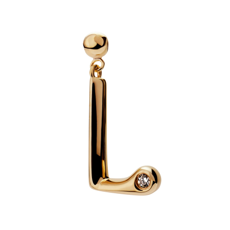 PDPAOLA Charms Initial L Charm  Ladies`  