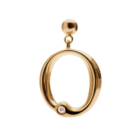 PDPAOLA Charms Initial O Charm  Ladies`  