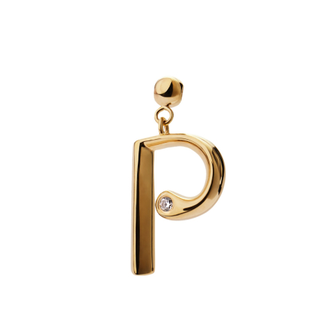 PDPAOLA Charms Initial P Charm  Ladies`  