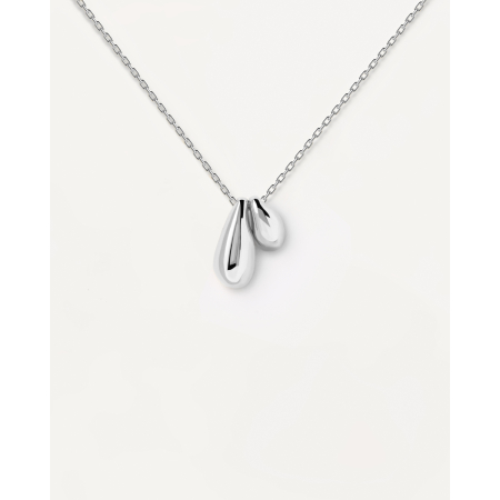 PDPAOLA Essentials Sugar Silver Ladies` Necklace