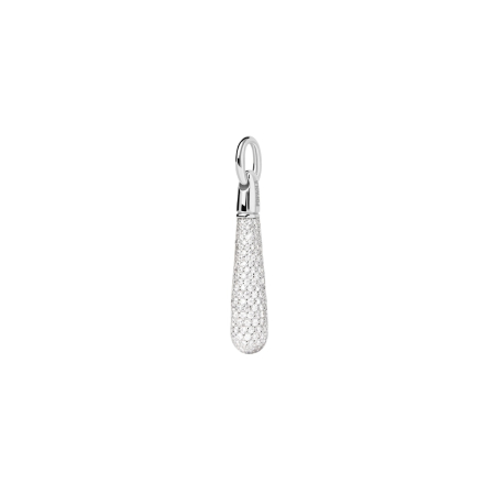 PDPAOLA Icons Pave Large Drop Silver  Ladies`  