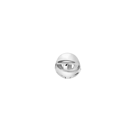 DIESEL Oval D Logo Unisex Mονό Σκουλαρίκι
