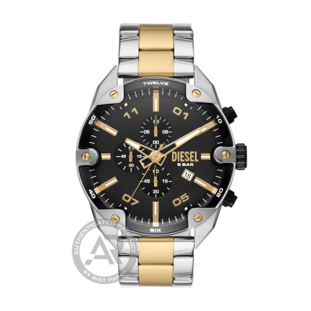 DIESEL Spiked Two-Tone Stainless Steel Men`s Chronograph