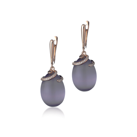 TSARS COLLECTION-Tatiana Faberge Olga   Ladies`  Earrings