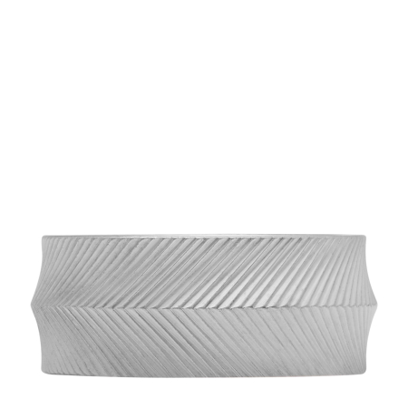 Fossil Harlow Linear Texture Stainless Steel  Ανδρικό Δαχτυλίδι