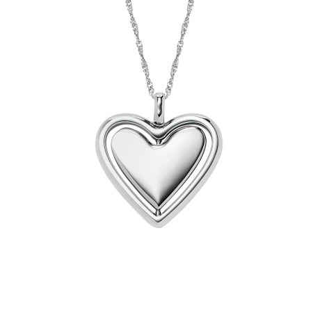 Fossil  Heart  Ladies`  Necklace