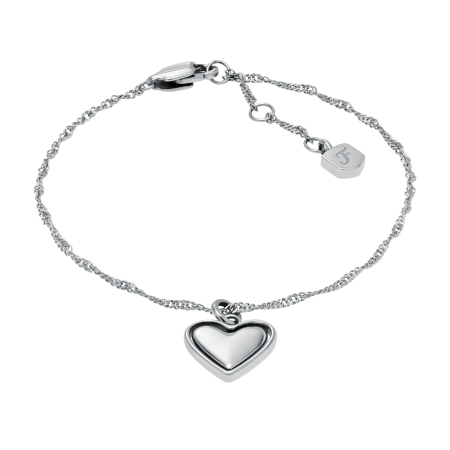 Fossil  Heart  Ladies`  Bracelet