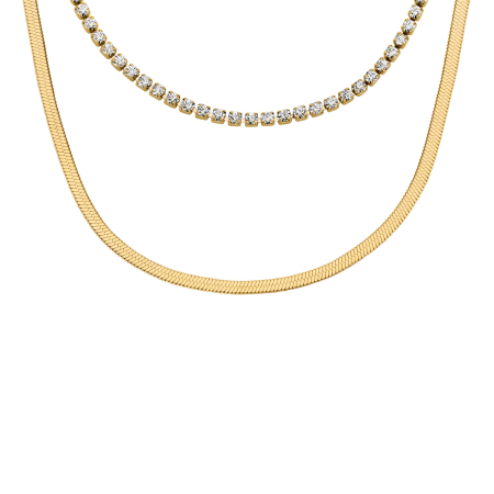 Fossil Ellis Pave Glitz  Γυναικείο Κολιέ