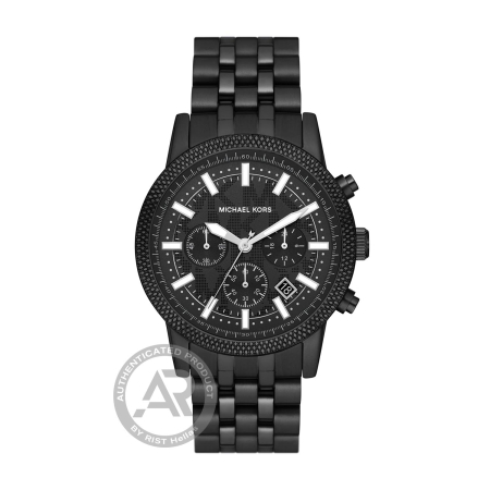 Michael Kors Hutton Black Stainless Steel Ανδρικό , Χρονογράφος
