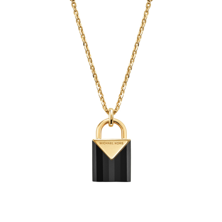 Michael kors padlock necklace sales