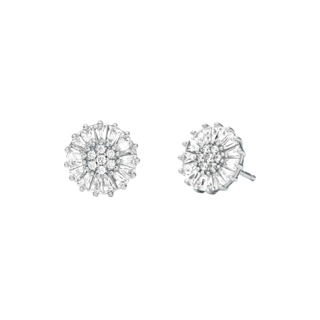 Michael Kors Premium Sterling Silver Tapered Baguette Ladies` Earrings