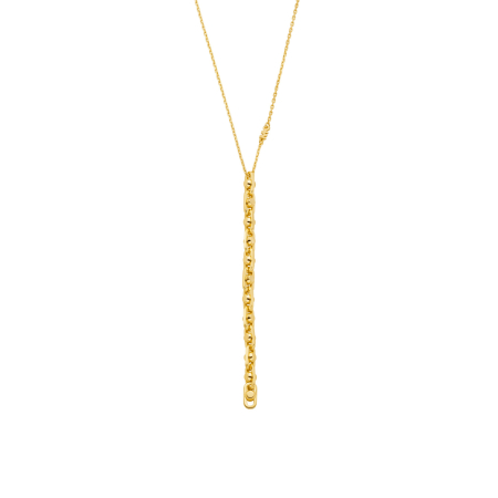 Michael Kors Astor Link 14K Gold Sterling Silver  Ladies`  Necklace