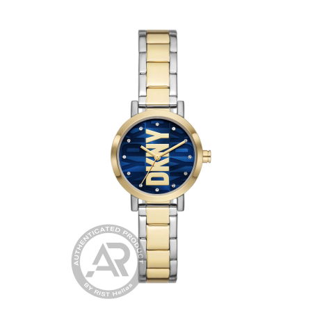 DKNY Soho Midi Two-Tone Stainless Steel  Ladies`  