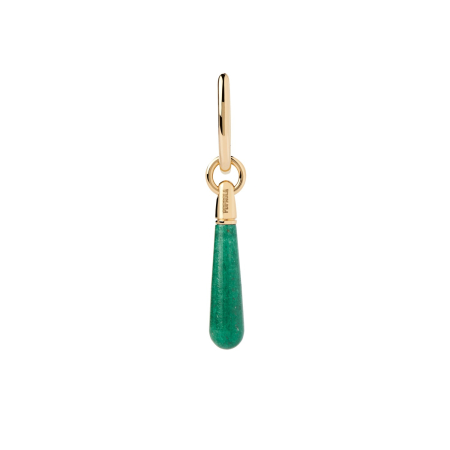 PDPAOLA Icons Green Aventurine  Ladies`  Single Earring