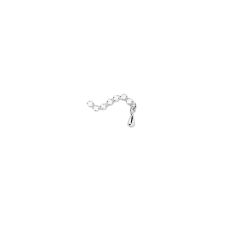 PDPAOLA Essentials Swim Silver Ladies` Single Earring