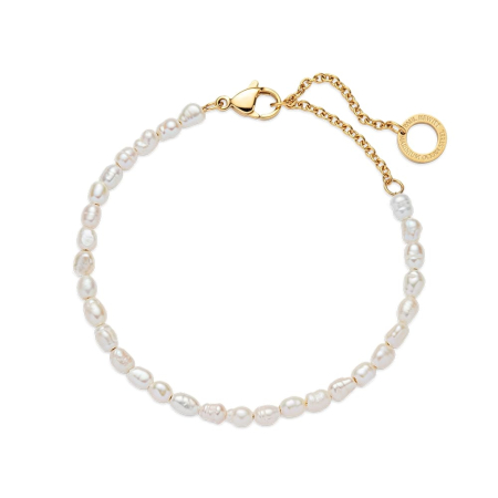 Paul Hewitt Charms Charm-Bracelet Pearl Gold  Ladies`  Bracelet