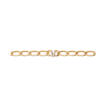PDPAOLA Letters Letter V Ladies` Bracelet
