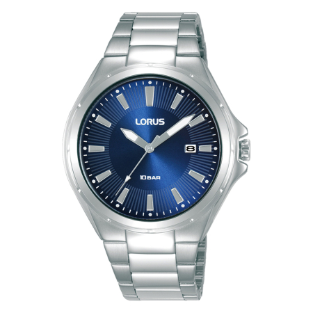 LORUS Sports Stainless Steel Blue Dial Men`s 