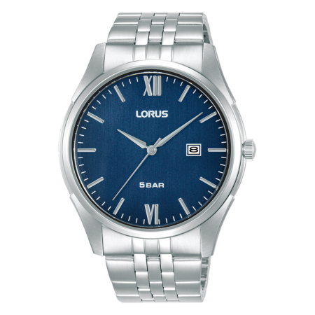LORUS Classic Stainless Steel Blue Dial Men`s 