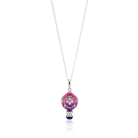 TSARS COLLECTION-Tatiana Faberge Romanov Balloon  Ladies`  Necklace