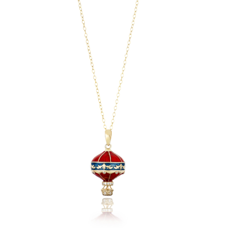 TSARS COLLECTION-Tatiana Faberge Romanov Balloon  Ladies`  Necklace