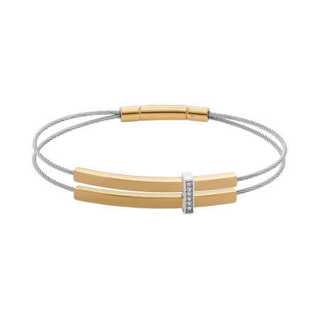 Skagen Kariana Two-Tone Stainless Steel Ladies` Bracelet
