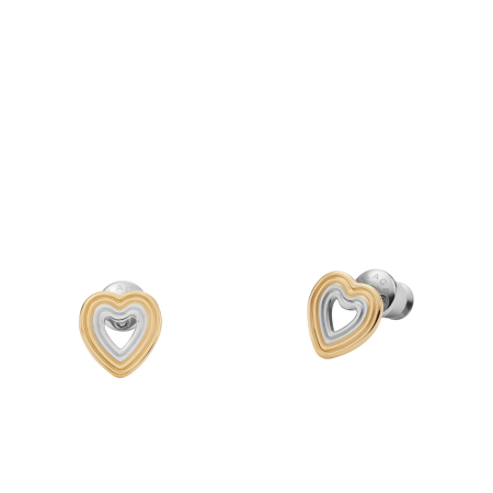 Skagen Kariana Two-Tone Stainless Steel Stud Ladies` Earrings