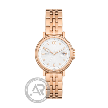 Skagen Signatur Lille Sport Rose Gold-Tone Stainless Steel  Ladies`  