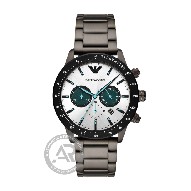 Emporio armani online blue chronograph watch