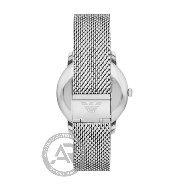 Emporio armani mesh watch clearance