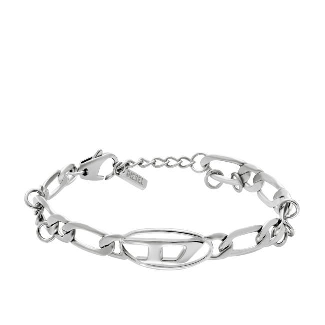 ☆DIESEL☆ Oval D Logo Cuff Bracelet DX1597040 DIESEL Oval D Logo Men`s Bracelet