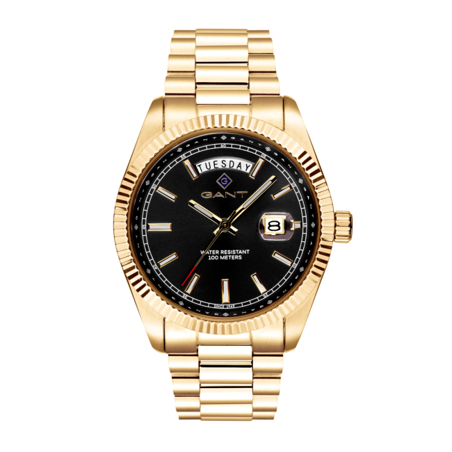 GANT Fairfax Gold Tone Stainless Steel Men s