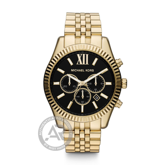 Michael kors lexington men's chronograph wrist watch discount