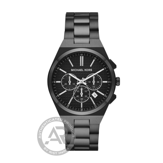 Michael Kors Lennox Black Stainless Steel Men s Chronograph
