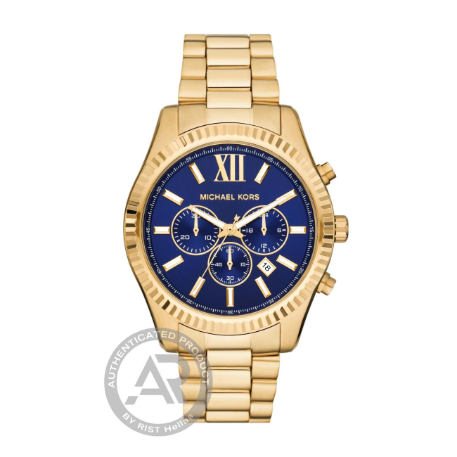 Mk lexington gold tone watch shop