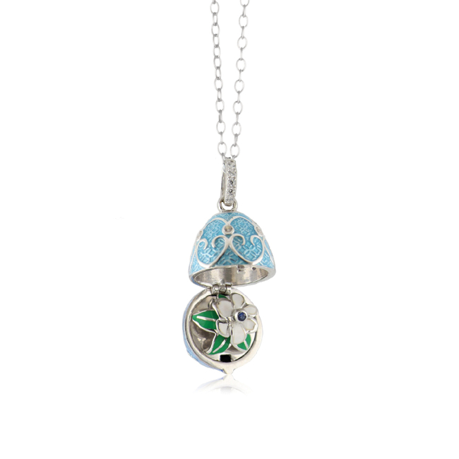 TSARS COLLECTION-Tatiana Faberge Romanov Sterling Silver