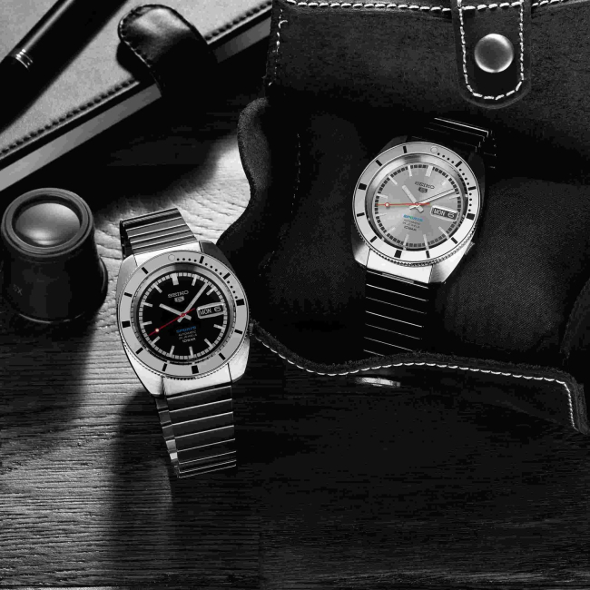 SEIKO 5 Sports 'Ash blue' 1968 Recreation L.E. Automatic Men`s