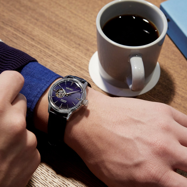 SEIKO Presage Cocktail Time Blue Moon Automatic Men s