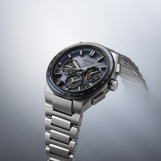 Astron solar cheap chronograph watch