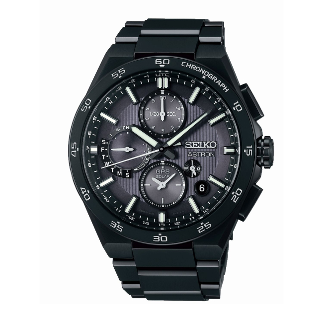 SEIKO Astron 'Deep night' 5X GPS Solar Men`s Chronograph
